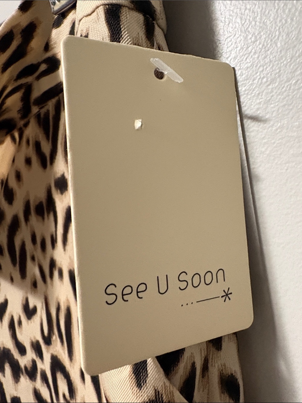 See U Soon Leopard Print Mid Rise Ankle Pants - Picture 9 of 9